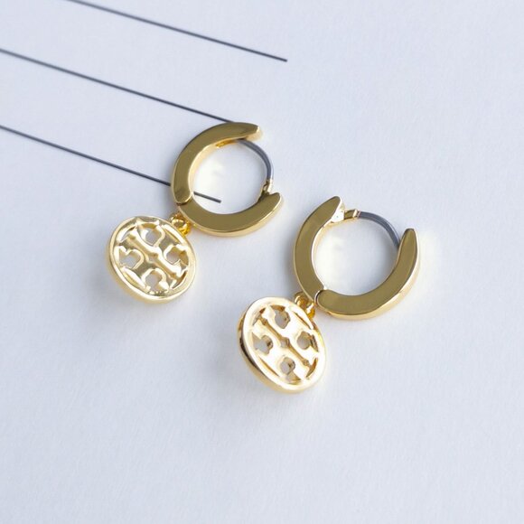 Tory Burch Miller Huggie Hoop Earring - Picture 4 of 4